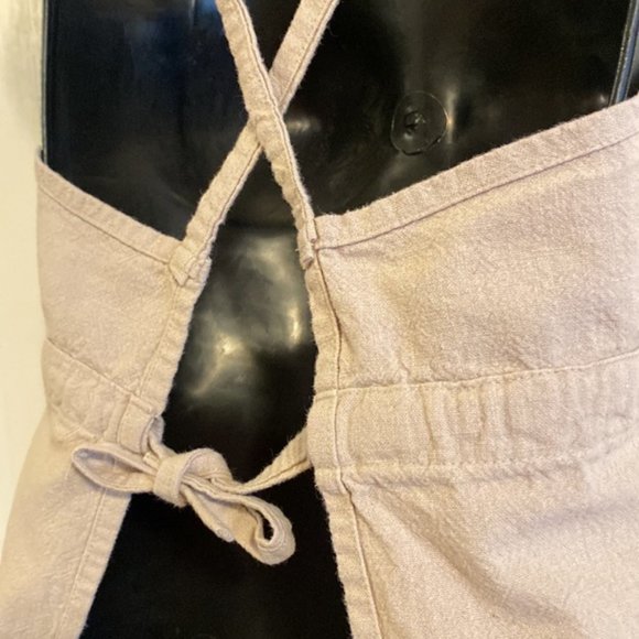 Simple Pleasures Linen Summer Rear Tie Crop Top - Picture 5 of 8